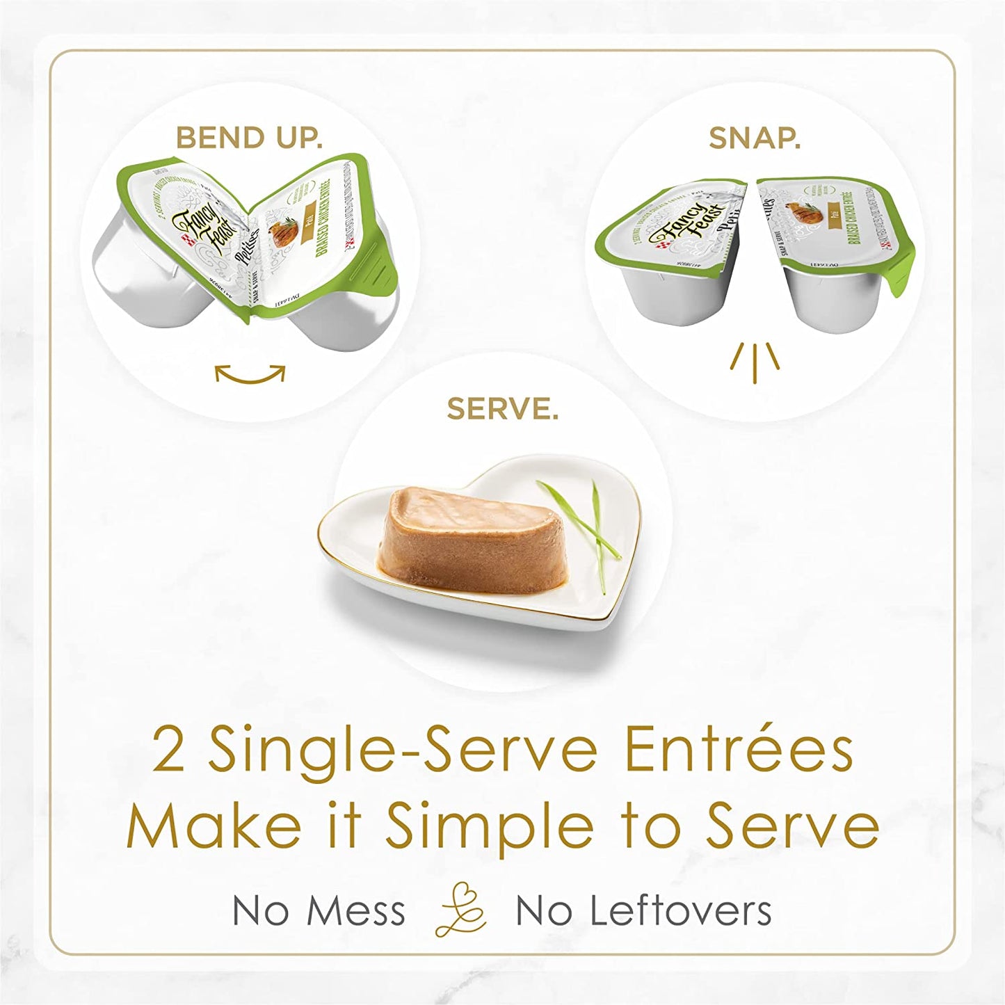 Purina  Gourmet Wet Cat Food Variety Pack, Petites Pâté Collection, Break-Apart Tubs, 12-Pack of 2.8 Oz. Tubs, 24 Servings