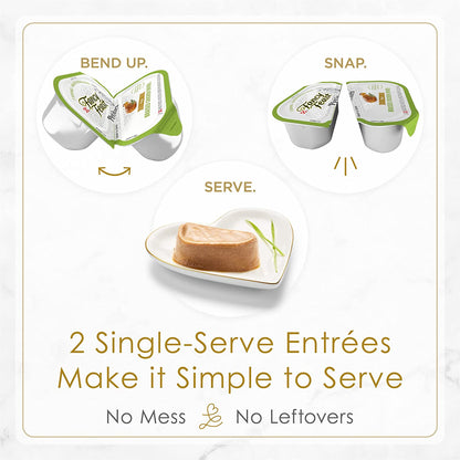 Purina  Gourmet Wet Cat Food Variety Pack, Petites Pâté Collection, Break-Apart Tubs, 12-Pack of 2.8 Oz. Tubs, 24 Servings