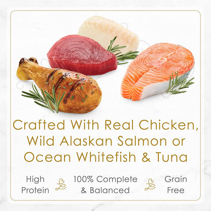 Purina  Gourmet Wet Cat Food Variety Pack, Petites Pâté Collection, Break-Apart Tubs, 12-Pack of 2.8 Oz. Tubs, 24 Servings