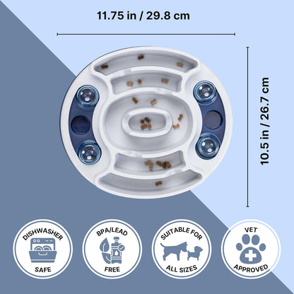 Slide & Feed Dog Enrichment Toy - Level 1 Interactive Puzzle for Beginners