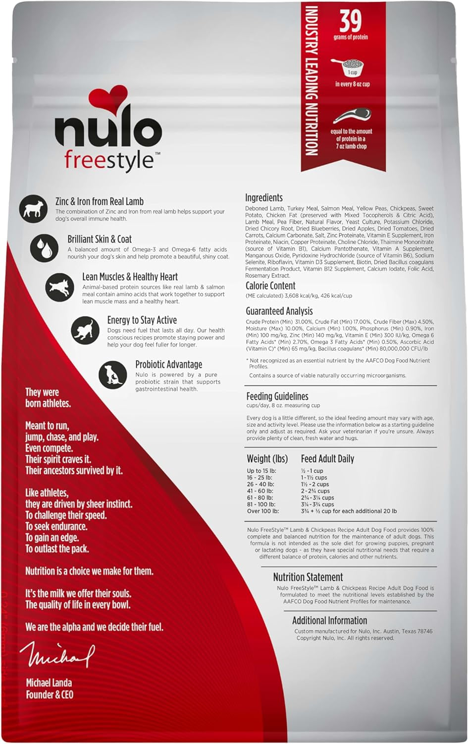 Freestyle Grain-Free Adult Dog Food, Premium All-Natural Small Kibble with BC30 Probiotic for Optimal Digestion and High Animal-Based Protein, Chicken and Egg-Free